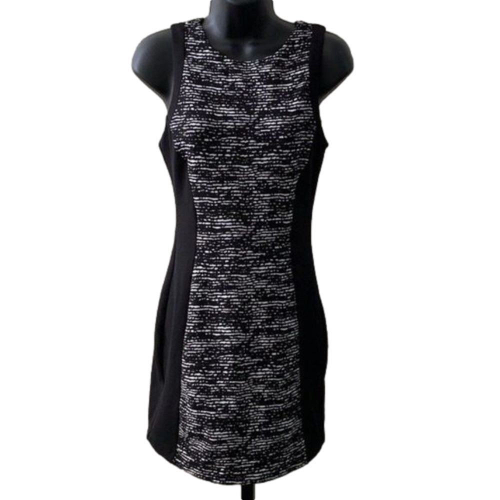 Teeze Me Black and White Mini Dress